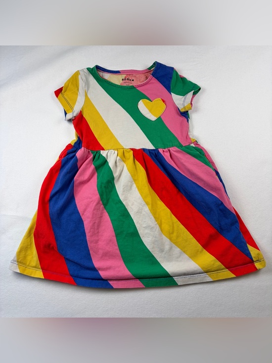 Hanna Andersson Other - Mini Boden‎ 5-6Y Striped Rainbow Heart Pocket Dress